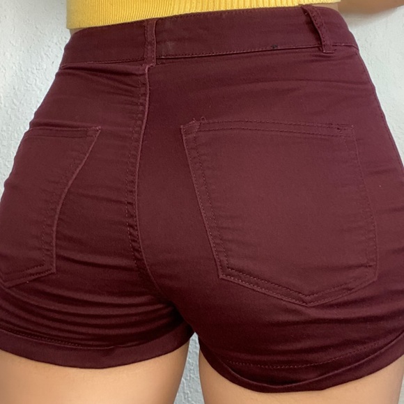 Burgundy Shorts - Picture 3 of 3